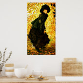 10月~ジェームズティスソ~ファインアートキャンバス印刷 ポスター (キッチン)