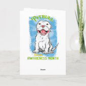 10月、ピットブル認識度月間TシャツスーパーB カード (裏面)