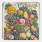 10月、「十二ヶ月の果実」から スクエアシール (正面)