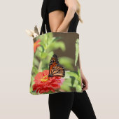 10月（昆虫）オオカバマダラ、モナークトートバッグ トートバッグ (クローズアップ)