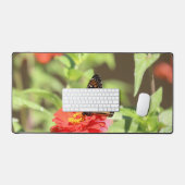 10月（昆虫）オオカバマダラ、モナーク デスクマット (キーボード&マウス)