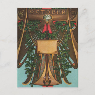 10月 - 蠍座 ポストカード