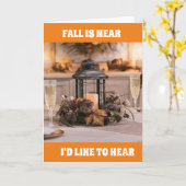 **10月**誕生日がお願いします! カード (黄色い花)