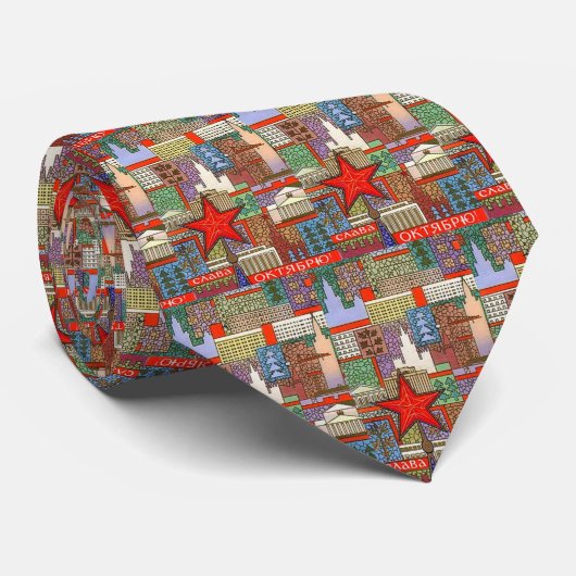 10月（赤） ネクタイ (ロール)