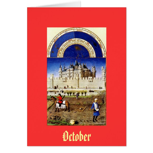 10月- Tres Riches Heures du Duc deの果実 (正面)