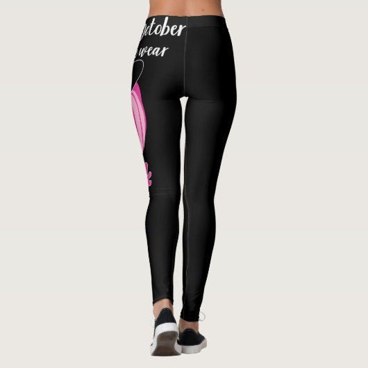 10月、WE衣服ピンク乳がん認識度 レギンス (裏面)