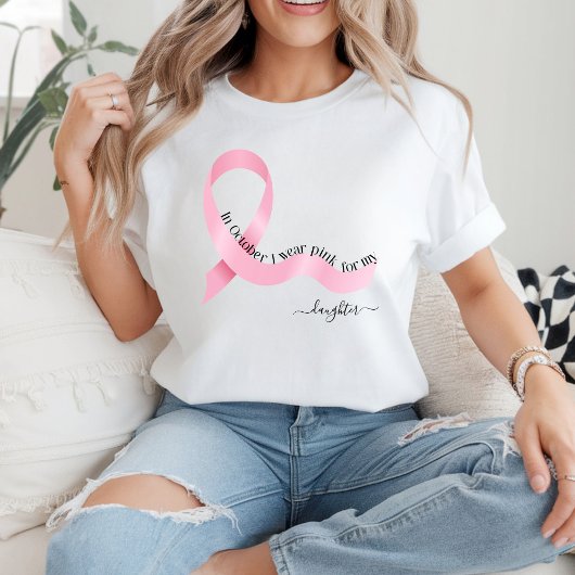 10月I衣服ピンク Tシャツ