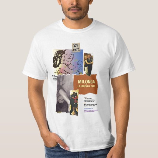 10月Milonga Tシャツ (正面)