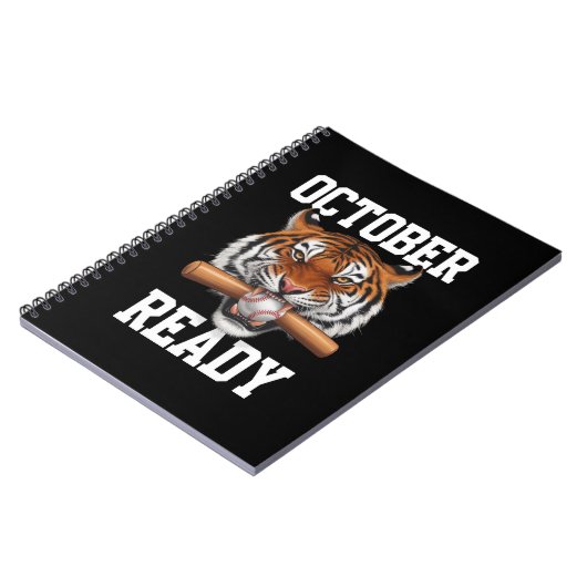 10月Ready Tiger Baseball 2024 ノートブック (左側)