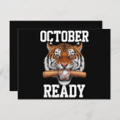10月Ready Tiger Baseball 2024 ポストカード (正面/裏面)