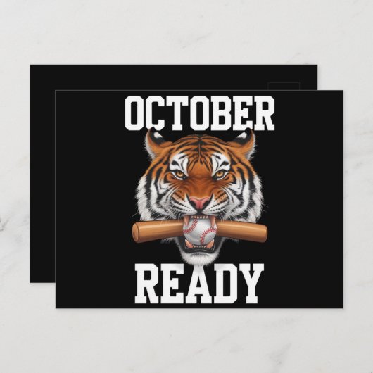 10月Ready Tiger Baseball 2024 ポストカード (正面/裏面)
