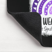 10月We衣服パープルレット症候群認識度 マウスパッド (コーナー)