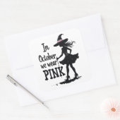 10月We衣服ピンクウィッチズハローウィンパーティ スクエアシール (封筒)