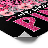 10月We衣服ピンクナースライフパンプキンヒョウ ポスター (角)