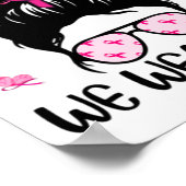 10月We衣服ピンクブレストガン認識度 ポスター (角)