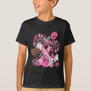 10月We衣服ピンクリボン幽霊ハロウィンブレ Tシャツ