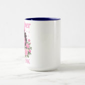 10月We衣服ピンク女性のカーボーイ認識度アート マグカップ (中央)