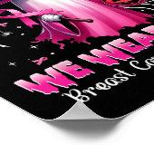 10月We衣服ピンク幽霊魔女乳がん阿波 ポスター (角)