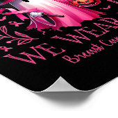 10月We衣服ピンク幽霊魔女乳がん阿波 ポスター (角)