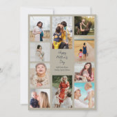 10枚お母さんの日のグリーティングカード 招待状 (正面)