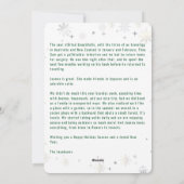 10枚かわいいゴールデンエレガントドのコラージュパーソナライズされた シーズンカード (裏面)