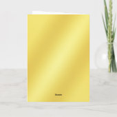 10枚かわいいゴールデンエレガントドのコラージュパーソナライズされた シーズンカード (裏面)