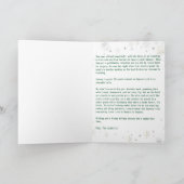 10枚かわいいゴールデンエレガントドのコラージュパーソナライズされた シーズンカード (内部)