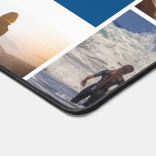 10枚のカスタムフォトコラージュを冒険する永遠の姿 デスクマット (コーナー)