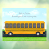 10枚の写真で先生スクールバスに感謝 ウィンドウサイン (シート3)