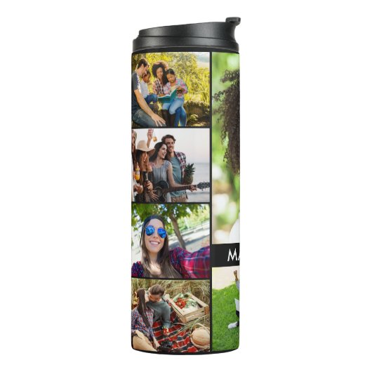 10枚の写真とネームタンブカスタムラー タンブラー (回転左)