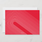 10枚の写真を使ったコラージュ - メリークリスマス 赤いラインアート シーズンカード (裏面)