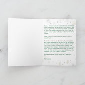 10枚コラージュ文字かわいいエレガントパーソナライズされた シーズンカード (内部)