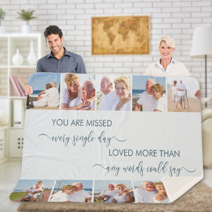 10枚恋しく思の写真青縁どの記憶 シェルパブランケット