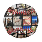 10枚最高のの写真をパーソナライズされたキャッチ 野球ボール (正面)