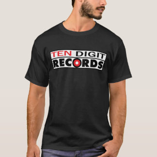 10桁の黒いTシャツ Tシャツ