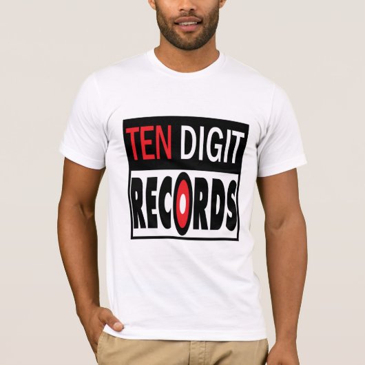 10桁のTシャツ Tシャツ (正面)