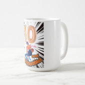 10歳にして止まらない男の子の誕生日 コーヒーマグカップ (正面右)