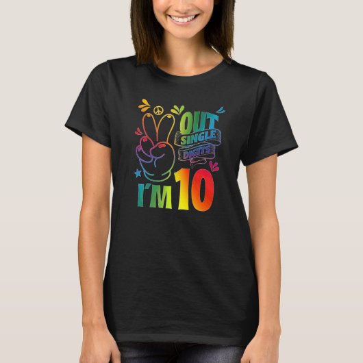 10歳になりました Tシャツ (正面)