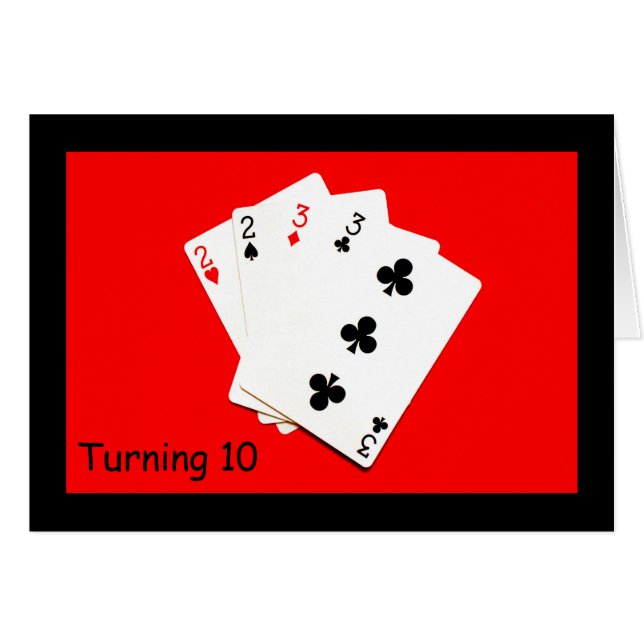 10歳になるなんて大変だ！ (正面横)