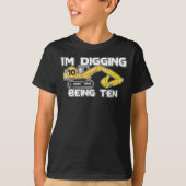 10歳になるキッドの10誕生日 Tシャツ (正面)