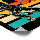 10歳のアイスホッケーをテーマにした10歳の誕生日パーティー ポスター (角)