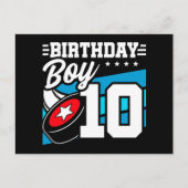 10歳のハッカーパーティーテーマ 10歳の誕生日男子 ポストカード (正面)