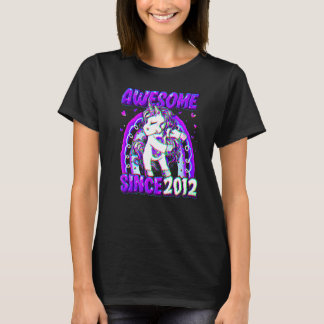 10歳のユニコーン フロッシング 10歳の誕生日女の子 U Tシャツ