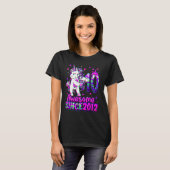 10歳のユニコーン フロッシング 10歳の誕生日女の子 U Tシャツ (正面フル)