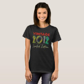 10歳のヴィンテージ 2012年 10歳の誕生日 2 Tシャツ (正面フル)