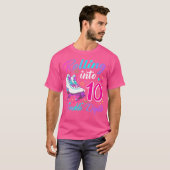 10歳の二桁ロールerskate 10歳の誕生日 tシャツ (正面フル)