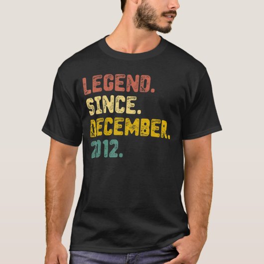 10歳の伝説2012年12月10日バレ Tシャツ (正面)