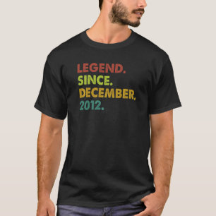 10歳の伝説2012年12月10誕生から Tシャツ