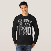 10歳の子供 – 誕生日少年 – ダートバイク – Moto Tシャツ (正面フル)