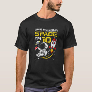 10歳の宇宙空間10誕生日ボーイアストローナ Tシャツ